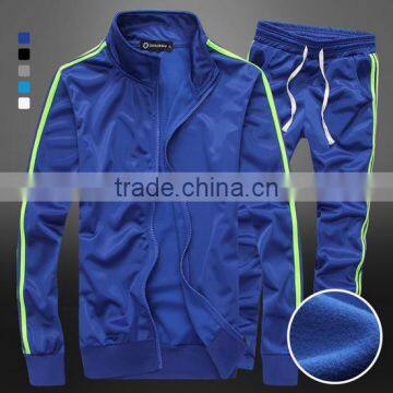 oem designer your own mens sports set/cheap quality athletic track suit