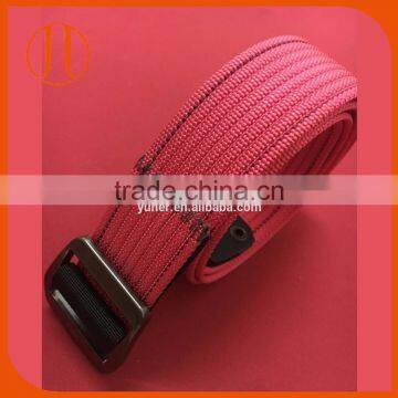 Hot sale customize adjustable alloy buckle nylon web belt