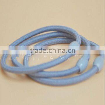 Girls Rubber Elastic Hair Ties Ponytail With Beads photo-4