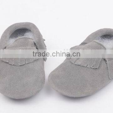 High Quality Suede Leather Moccains for Baby, Prewalk Leather Moccains photo-4