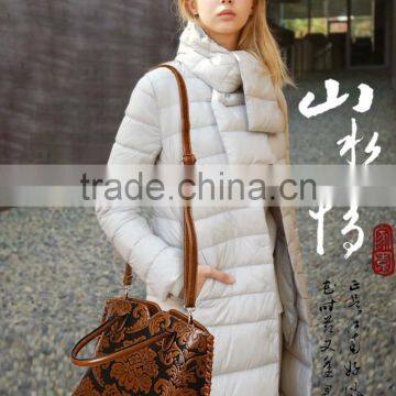 R1849H Women's Chinese Style Element Handbag Flower Pattern PU Leather Purse Handbags photo-4