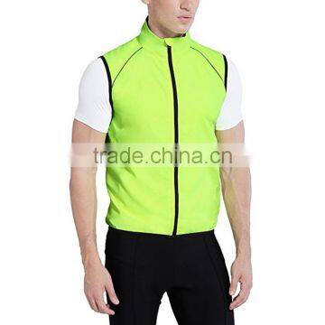 Nice quality custom windproof men sleeveless top cycling outdoor vest