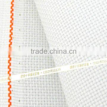 Wholesale HB-grade 18CT white color super cotton cross stitch fabric