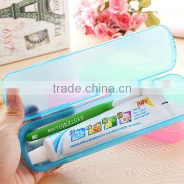 Hot Sale Modern Design Portable Candy Colors Hygienic Travel Camping Toothpaste Toothbrush Holder Protect Case Storage Bo photo-2