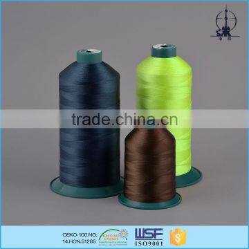 150D/3 45tex 60tickets high tenacity nylon 66 filament sewing thread for leather bag