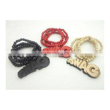Hip-Hop wood fashion accessories chain necklace