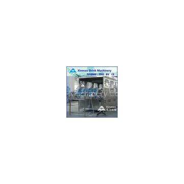 2 - 10 Heads 5 Gallon Water Filling Machine , PLC Washing Filling Capping System