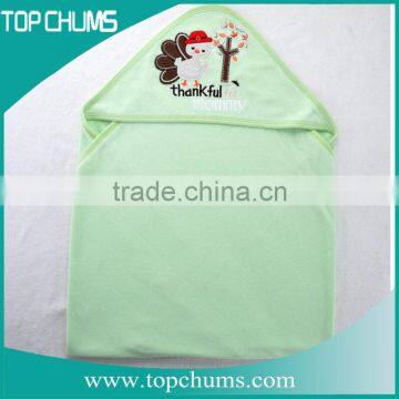 cotton printed baby hooded towel