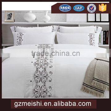 Wholesale Luxury 5 star hotel embroider bed linen made in China bed linen sheets