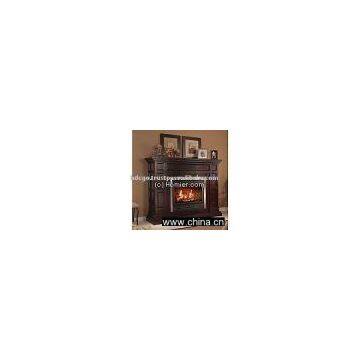 Hyde Manor Sienna Brown Fireplace Mantel