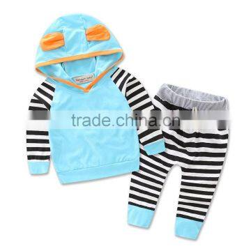 0-3T hoodie baby clothing set newborn outfit spring M7041219