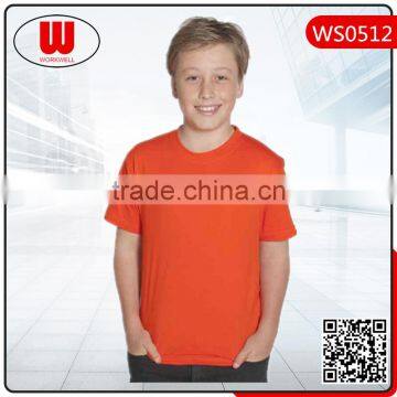 hot sale plain round neck kids t-shirt wholesale