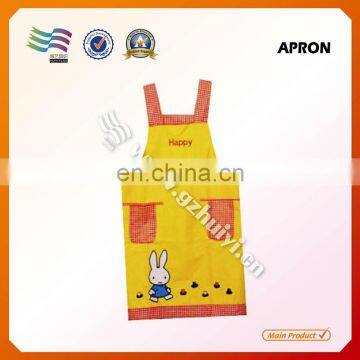 New Design Poly Cotton Black Bib Apron Hotel Kitchen Apron