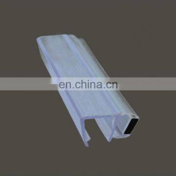 PVC magnetic shower door seal strip for 90 degree glass doors