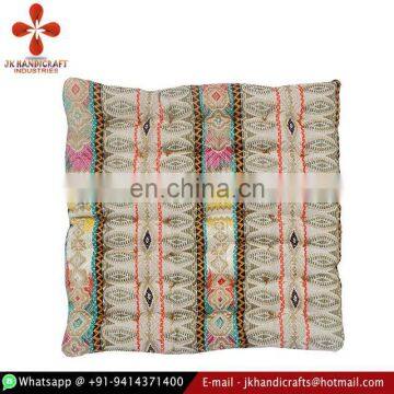 Gold Supplier Hand Made Chair Pad Bohemian Patchwork Cushion