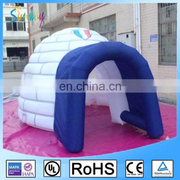 Inflatable penguin igloo tent / inflatable igloo for kids