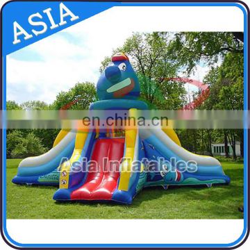 Giant Sky Free Fall Inflatable Slide/ Inflatable Skyscraper Water Slide