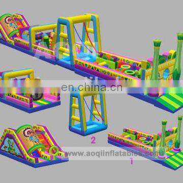 Fabulous latest designed inflatable slide and bouncer child garden play house