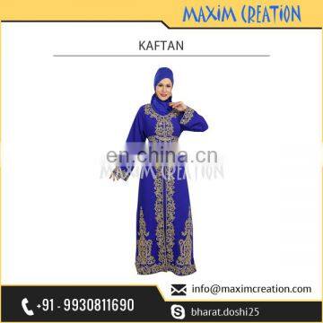 Royal Blue Colour Party Wear/Long Maxi Caftan Dress for Sale