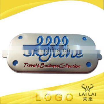 Custom Engraved Logo Metal Nameplate Namebadge for Bags