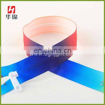 professional production printed reflect light zipper