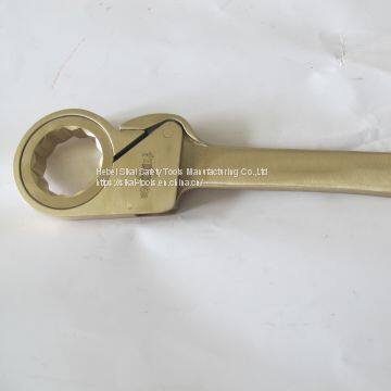 Anti Spark Hand Tools Beryllium Copper Aluminum Bronze Friction Ratchet Wrench Spanner photo-2