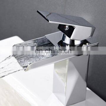 China product brass bathroom basin waterfall faucet & lavatory faucet & lavatory mixer