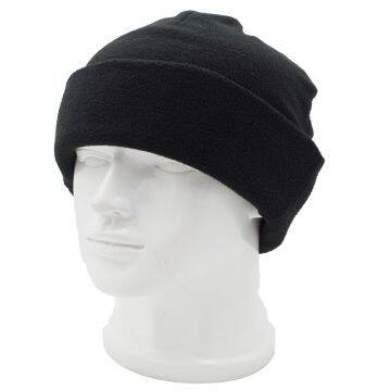 Joy Fashion Hat Supplier Custom Logo Winter Polyester Polar Fleece Beanie Hat photo-3