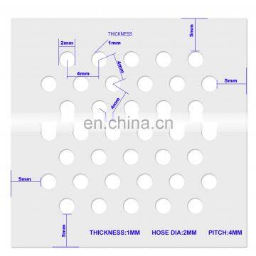 Factory Price Hot Rolled Cold Rolled Customized Size Aisi Sus304 316L Stainless Steel Perforated Plate Punched Sheet Screen photo-4