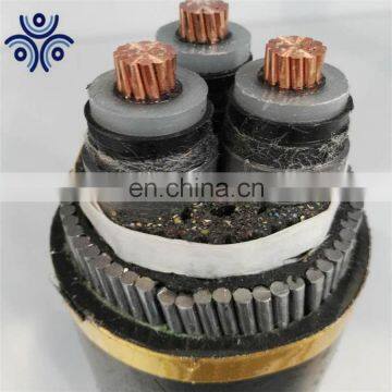 Copper core xlpe insulated steel wire armoured four core 500mm2 power cable