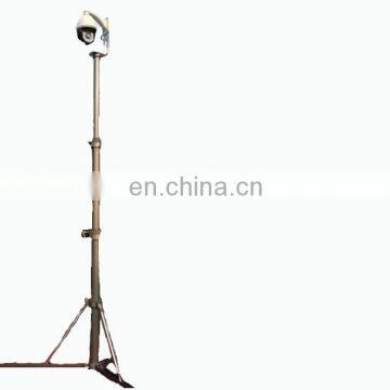 4m camera aerial mast pneumatic elevation mast China telescoping pole