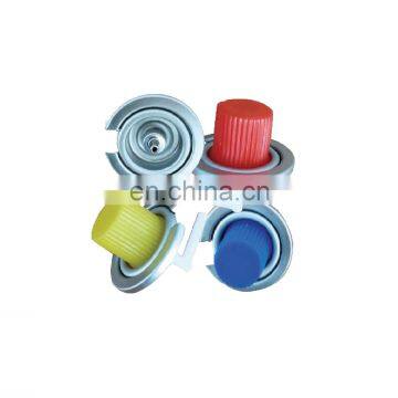 China butane gas cartridge aerosol valve and gas grill bbq valve