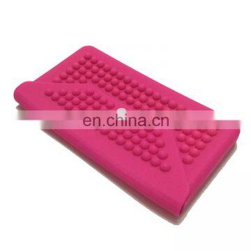 Block Recatangele Cluth Phone Card Holder Wallet Fashion Jelly Silicone Wallet Purse photo-3