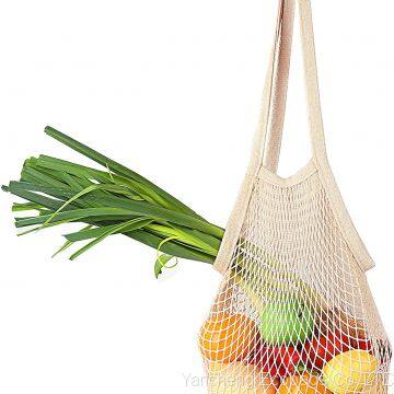 Plus-Size Net String Shopping Bag Long Handle Portable/Washable/Reusable Net Shopping Tote String Bag Organizer for Grocery Shopping, Beach, Toys, Storage, Fruit, Vegetable and Market