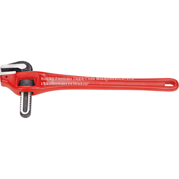 heavy duty offset pipe wrench steel handle 14“