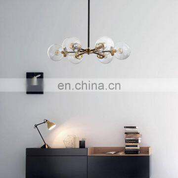 Factory Price Hot Sale Livingroom Decoration Lighting Glass Pendant Lights photo-5