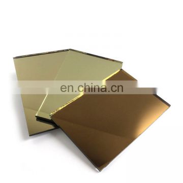 Colored / Tinted Silver Mirror Glass , Tinted Glass Mirror