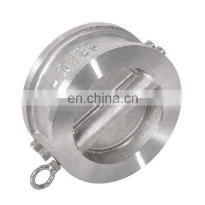 Bundor DN100 PN16 Wafer Check Valve CF8 Disc 2inch-12inch Non Return Valve Dual Plate Non Return Valve photo-5