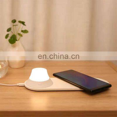 wireless charging lamp New Trends In 2020 Amazon Best Seller 2 In 1 Universal Wireless Charger Wireless Fast Charging