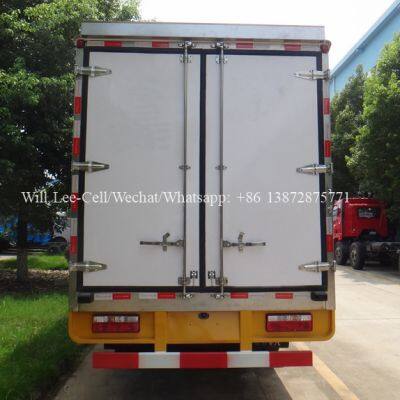 5-6 Tons Small Food Freezer Box Mini Milk Reefer Fridge Van Fish Meat Transport Refrigerator Trucks With Rear Hydraulic Tail photo-5