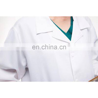 Oem Supply Doctor Lab Coats White Slim Fit Laboratory Works Uniform Doctor Coat photo-4