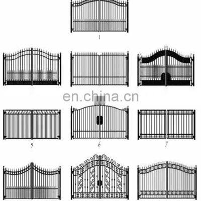 Factory supply Decorative Spearhead Top Steel Fence