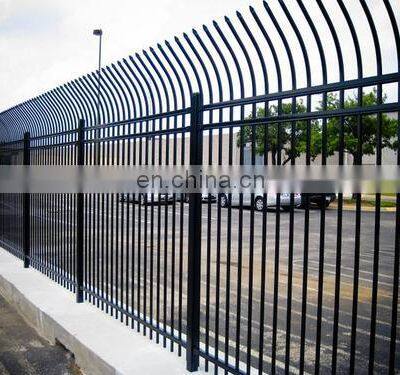 Factory Direct Sale Powder Coated Used Steel Tube Wrought Iron Fence photo-4