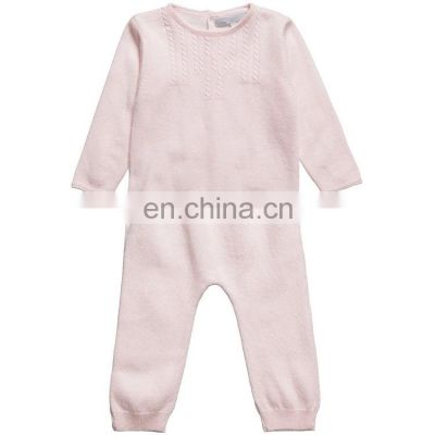 Cashmere Baby Long Sleeve Romper One Piece Suit Clothing Set