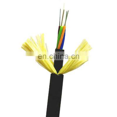 Double jacket PE sheath single mode OS1 OS2 outdoor aerial dielectric ADSS 24 48 core fibre optic cable