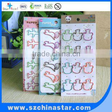 China school suppliers Personalized and decorative paper clip