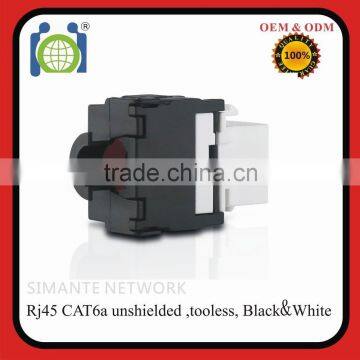 CAT6A UTP rj45 Keystone Jack