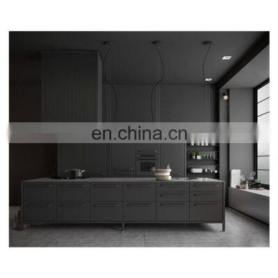 Marble Custom Black Modern Mirco Wave Other Kitchen Cabinet Furniture