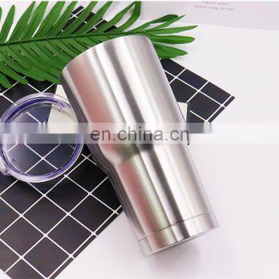 Wholesale Custom Logo Car Travel Coffee mug Beer Tumbler 20 oz 30 oz double wall Vacuum Insulated Stainless Steel tumbler