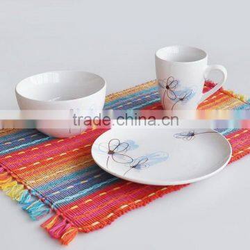 Ceramic fine porcelain cute kids dinner setsnew bone china dinner set with good quality and cheap price